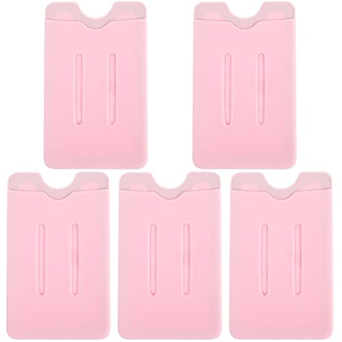 Gatuida Smartphones 5pcs for Supple Accessories Phone, Phone Stick on Credit Cell Smartphone Holder Practical Compatible Mobile Back Business Patch Women Pouches Cards Id Shop Cover Pocket Wallet