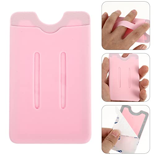 Gatuida Smartphones 5pcs for Supple Accessories Phone, Phone Stick on Credit Cell Smartphone Holder Practical Compatible Mobile Back Business Patch Women Pouches Cards Id Shop Cover Pocket Wallet