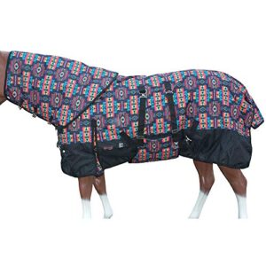 hilason 1200d ripstop waterproof turnout winter horse blanket neck cover - 72 inches | horse blanket | horse blankets for winter waterproof | horse turnout blanket | horse turnout