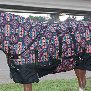 HILASON 1200D Ripstop Waterproof Turnout Winter Horse Blanket Neck Cover - 72 Inches | Horse Blanket | Horse Blankets for Winter Waterproof | Horse Turnout Blanket | Horse Turnout