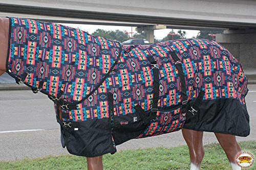 HILASON 1200D Ripstop Waterproof Turnout Winter Horse Blanket Neck Cover - 72 Inches | Horse Blanket | Horse Blankets for Winter Waterproof | Horse Turnout Blanket | Horse Turnout