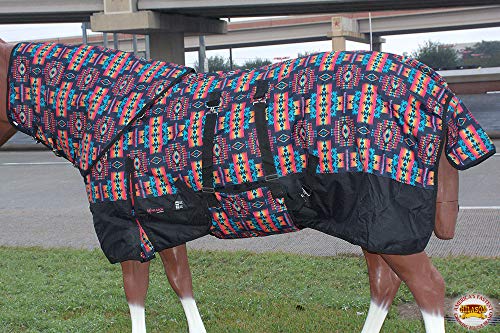 HILASON 1200D Ripstop Waterproof Turnout Winter Horse Blanket Neck Cover - 72 Inches | Horse Blanket | Horse Blankets for Winter Waterproof | Horse Turnout Blanket | Horse Turnout