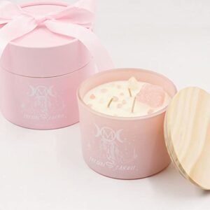 soy wax crystal scented candle