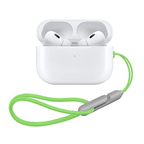 Lanyard Compatible with AirPods Pro 2, 2022 New Wireless Bluetooth Headphones Anti-Lost Lanyard Earbuds Cover Braided Rope (Green)