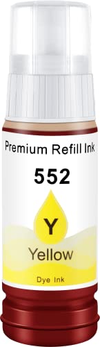 storcfe 552 Refill Ink Bottles Replacement for Epson 552 T552 T552920 Used for Epson EcoTank Photo ET-8550 ET-8500 Printers (1Black, 1Photo Black, 1Cyan, 1Magenta, 1Yellow, 1Gray, 6-Pack)