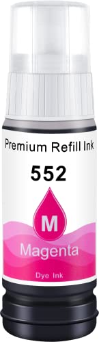 storcfe 552 Refill Ink Bottles Replacement for Epson 552 T552 T552920 Used for Epson EcoTank Photo ET-8550 ET-8500 Printers (1Black, 1Photo Black, 1Cyan, 1Magenta, 1Yellow, 1Gray, 6-Pack)