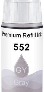 storcfe 552 Refill Ink Bottles Replacement for Epson 552 T552 T552920 Used for Epson EcoTank Photo ET-8550 ET-8500 Printers (1Black, 1Photo Black, 1Cyan, 1Magenta, 1Yellow, 1Gray, 6-Pack)