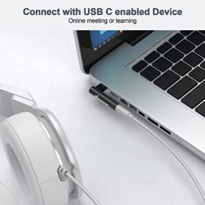 Right Angle Type C to 3.5mm Aux Audio -USB to 3.5mm Headphone Jack adapterKOOPAO Audio Converter DAC Earphone Dongle Compatible with iPad Pro Galaxy S22/21/22/23/23+ /23 Ultra