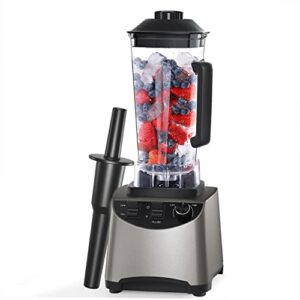 professional blender with 1400-watt, 2 modes countertop smoothie maker blender with 1.8l bpa-free food container, 6 stainless steel blades personal kitchen blender for fruits shakes and smoothies