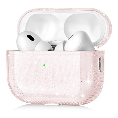 KOREDA for Airpods Pro 2nd Generation/1st Generation Case (2022/2019), Soft Clear TPU Bling Crystal Transparent Airpod Pro 2 Case Shockproof Protective Cover for Airpods Pro 2nd/1st Gen