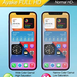 Ayake for iPhone 11 Pro Max Screen Replacement, Full HD 6.5-inch LCD Screen and Touch Digitizer Assembly with Repair Tool Kits Waterproof Sticker and Screen Protector Face ID True Tone Programable