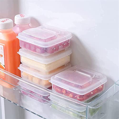 Sliced Cheese Container for Fridge with Flip Lid,Butter Block Cheese Slice Storage Box,Portable Leakproof Clear Flip Top Storage Box,Vegetable & Fruit Fresh-Keeping Box for Food Storage (2PCS)