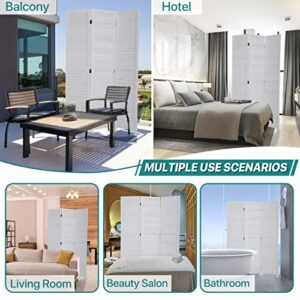 Room Dividers and Folding Privacy Screens, 3 Panel 69 Inch Tall Portable Room Seperating Divider, Handwork Solid Wood Room Divider Wall, Room Partitions and Dividers Freestanding for Home Office