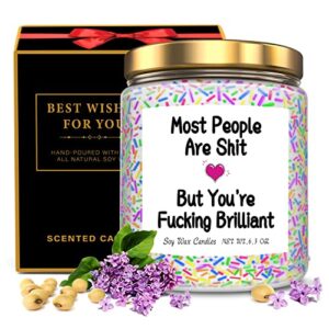 birthday gifts for women, friendship gifts for women birthday bff gifts funny gifts for women, her, best friends female, sisters sprinkles scented candle