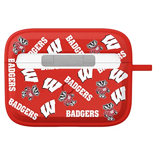 AFFINITY BANDS Wisconsin Badgers HDX Case Cover Compatible with Apple AirPods Pro 1 & 2 (Select)