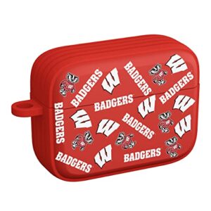 AFFINITY BANDS Wisconsin Badgers HDX Case Cover Compatible with Apple AirPods Pro 1 & 2 (Select)