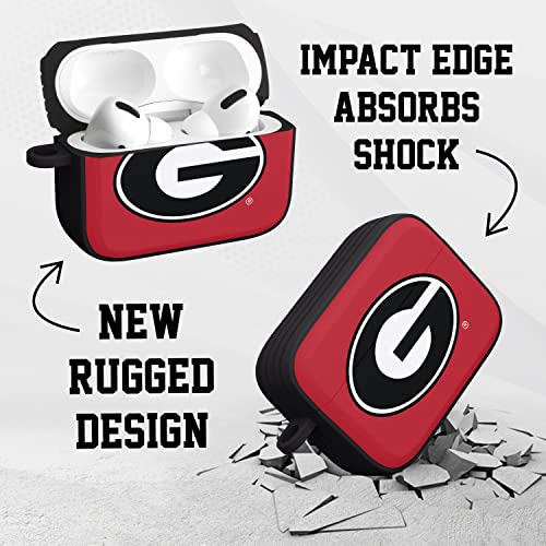 AFFINITY BANDS Georgia Bulldogs HDX Case Cover Compatible with Apple AirPods Pro 1 & 2 (Classic)