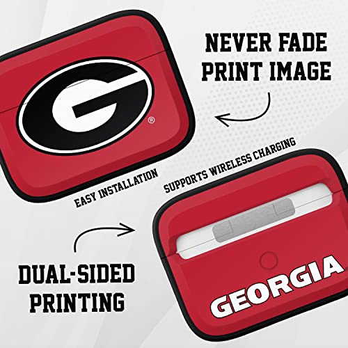 AFFINITY BANDS Georgia Bulldogs HDX Case Cover Compatible with Apple AirPods Pro 1 & 2 (Classic)