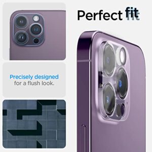 Spigen Camera Lens Screen Protector [GlasTR Optik] Designed for iPhone 14 Pro Max/iPhone 14 Pro [Case Friendly] - Clear [2 Pack]