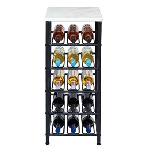 neatfreak! 15 Bottle Metal Wine Rack with Quartz Top