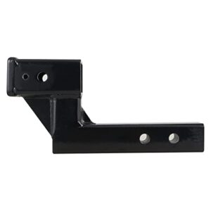 Solid Shank Heavy Duty Trailer Hitch Extension Adapter 4.5" Extender Riser/Drop for 2" Receivers Trailer Hitch Adapter 4.5" Riser/Drop