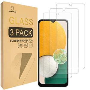 mr.shield [3-pack] designed for samsung galaxy a14 5g / galaxy a14 4g [tempered glass] [japan glass with 9h hardness] screen protector with lifetime replacement
