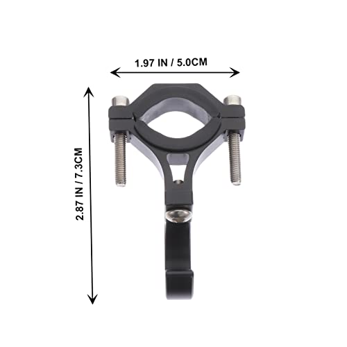 BESPORTBLE Modification Pole Rotatable Aluminium Holder Electric Punch Hanger Black Free Punch-Free Hook: Fitting Motorcycle Rack Bike Handlebar General Hanging Alloy Scooter Helmet Hook