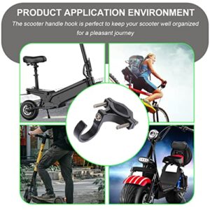 BESPORTBLE Modification Pole Rotatable Aluminium Holder Electric Punch Hanger Black Free Punch-Free Hook: Fitting Motorcycle Rack Bike Handlebar General Hanging Alloy Scooter Helmet Hook