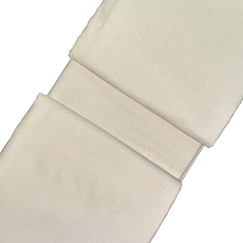 Muslin Fabric by The Yard Unbleached Natural Cotton Fabric Soft Quilting Sewing Fabric (5 Yard)