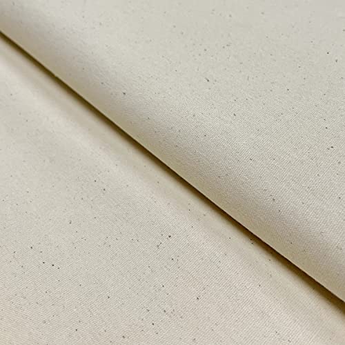 Muslin Fabric by The Yard Unbleached Natural Cotton Fabric Soft Quilting Sewing Fabric (5 Yard)