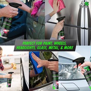 Car Wax with Carnauba Wax Liquid Spray Wax for Car Hybrid Hydrophobic Car Polish and Car Shine Spray Spray Wax Car Sealant & Paint Protection Fast Auto Car Wax Spray Coating (16 Fl Oz)