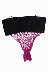 easy loading hay net 32" long pink and black horse tack