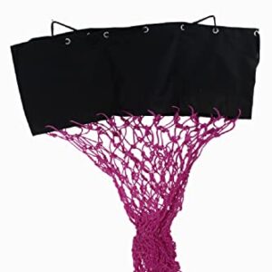 Easy Loading Hay Net 32" Long Pink and Black Horse Tack
