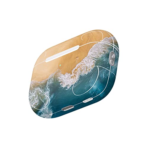 MightySkins (2 Pack) Skins Compatible with Apple AirPods Pro 2 - Sea and Sand | Protective, Durable, and Unique Vinyl Decal wrap Cover | Easy to Apply, Remove, and Change Styles | Made in The USA