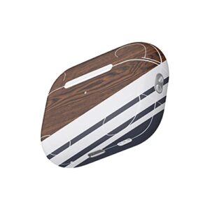 MightySkins (2 Pack) Skins Compatible with Apple AirPods Pro 2 - Wood Formal | Protective, Durable, and Unique Vinyl Decal wrap Cover | Easy to Apply, Remove, and Change Styles | Made in The USA