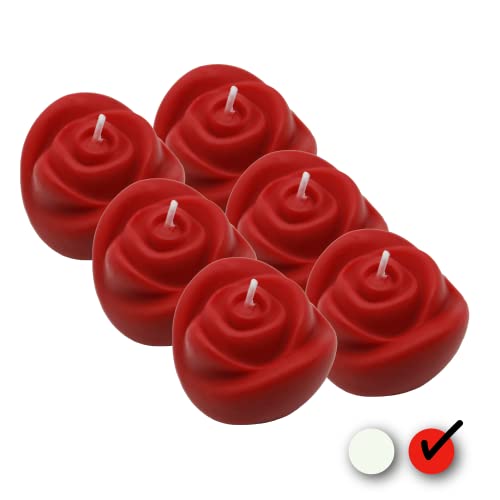 Zestler Bundle Stainless Steel Wax Removal Blade + 6 Red Low Temperature Body Safe Rose Candle Refills