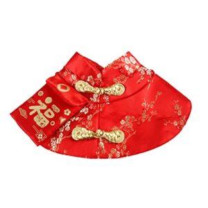 1pc funny costume year up dynasty decorative dress cloak delicate dog size new envelope cape pet comfortable dogs chinese coat small style pets cosplay l red clothes cat
