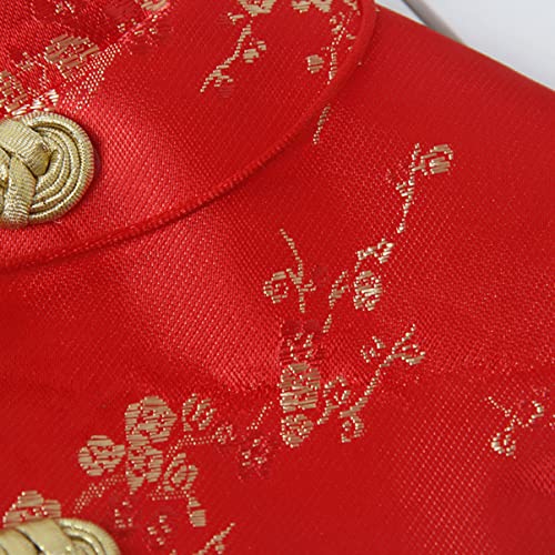 1pc Funny Costume Year Up Dynasty Decorative Dress Cloak Delicate Dog Size New Envelope Cape Pet Comfortable Dogs Chinese Coat Small Style Pets Cosplay L Red Clothes Cat