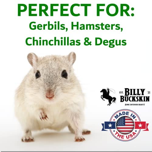 Chinchilla Bath Dust, 2.5 lb. Bag, All Natural Dusting Powder for Cleaning Degus, Hamsters, & Gerbils, Pure Cleansing Pumice Sand by Billy Buckskin Co.