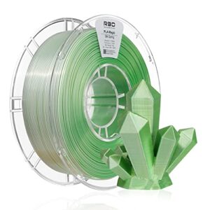 r3d pla filament 1.75mm, 3d printer filament (dual-color silk spring)
