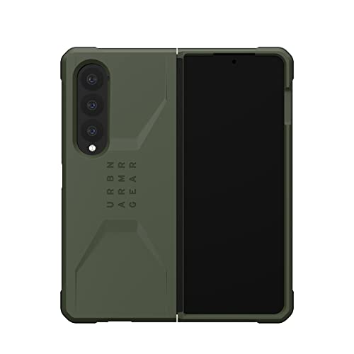 URBAN ARMOR GEAR UAG-GLXZFD4-C-OL Galaxy Z Fold 4 Shockproof Case, Olive
