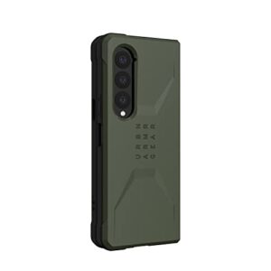 URBAN ARMOR GEAR UAG-GLXZFD4-C-OL Galaxy Z Fold 4 Shockproof Case, Olive