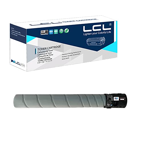 LCL Compatible Toner Cartridge Replacement for Konica Minolta TN324 TN-324 TN324K TN-324K A8DA130 High Yield BizHub C258 C308 C368 (1-Pack Black)