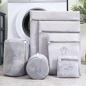 tfcfl 6 pack laundry wash bag durable mesh wash laundry bag blouse hosiery stocking