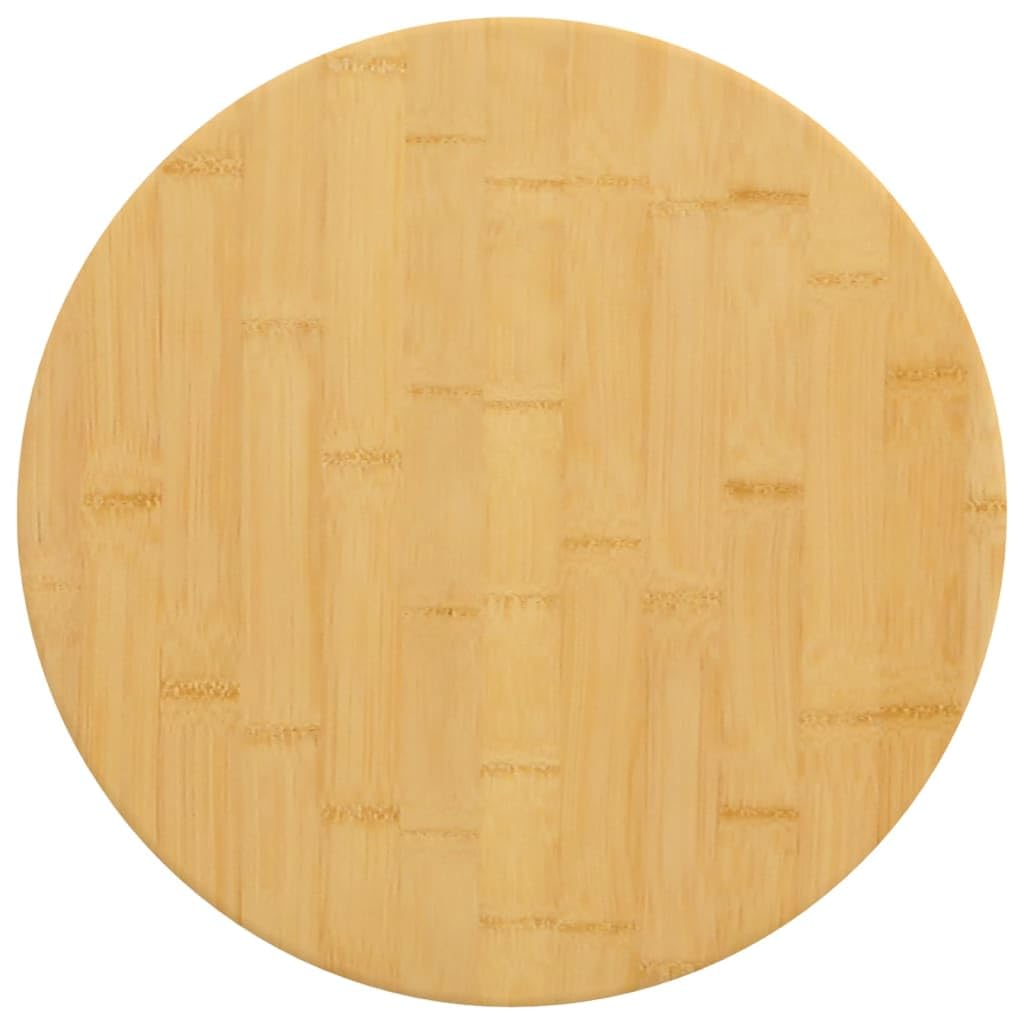 GOLINPEILO Replacement Table top, Bamboo Round Table Top for Coffee Table End Side Table Bistro Dining Room Table, Ø11.8"x0.6" Bamboo