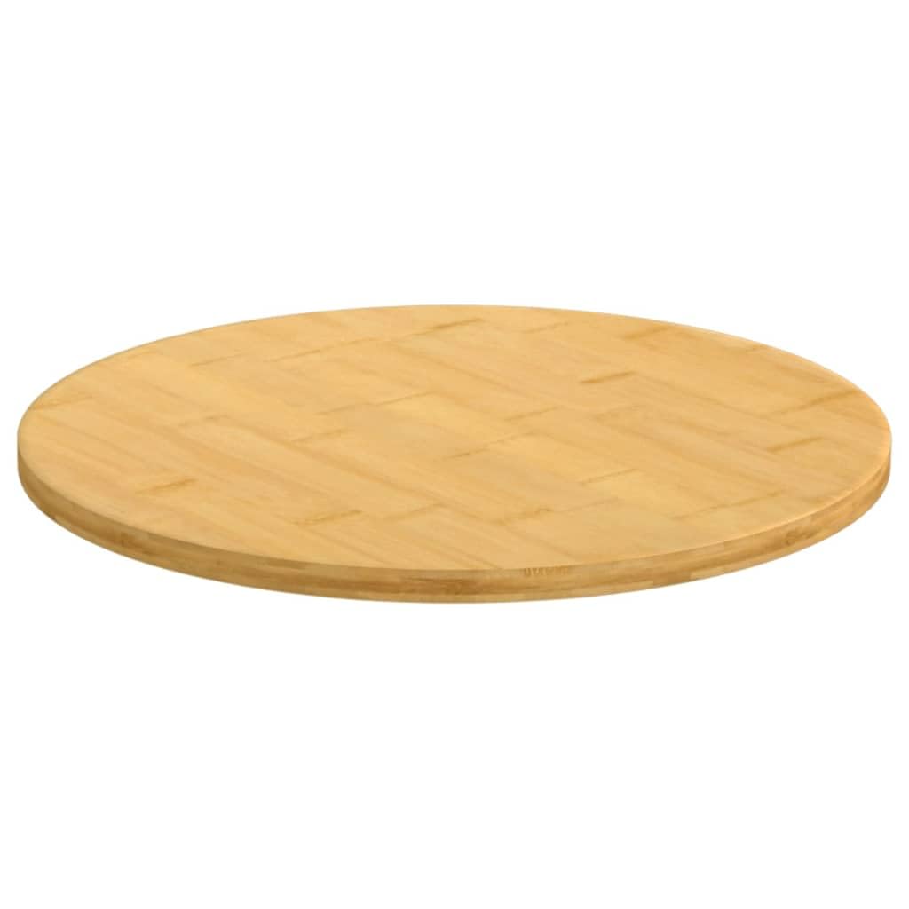 GOLINPEILO Replacement Table top, Bamboo Round Table Top for Coffee Table End Side Table Bistro Dining Room Table, Ø11.8"x0.6" Bamboo