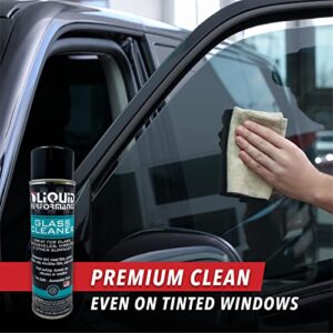 Liquid Performance - Glass Cleaner - Great for Glass, Windows, and Mirror Surfaces - Tint Safe - Ammonia and Anti-Hazing Free (19 Oz)