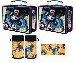 surreal entertainment marvel comics: venom tin titans px lunchbox