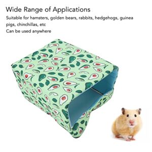 Zerodis Hamster Sleeping, Bottomless Small Pet Bed House Hook Fixed Comfortable for Guinea Pigs (30 * 25 * 19CM)