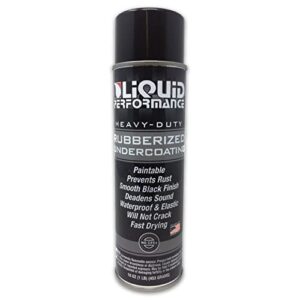 heavy-duty rubberized undercoating - 16 oz - small batch undercarriage spray for automotive frames, rocker panels, wheels, and more - prevents chipping, cracking, and peeling - made in rocky mount, va